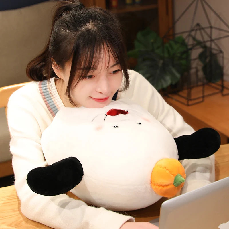 Cute Demon Plush Toy with Red Heart - Image 2