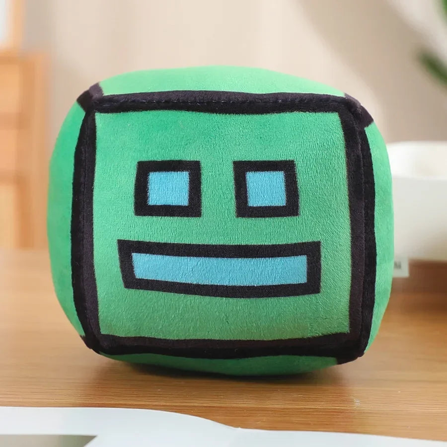 Set of 4 Vibrant Pixel Cube Plush Toys - Image 7