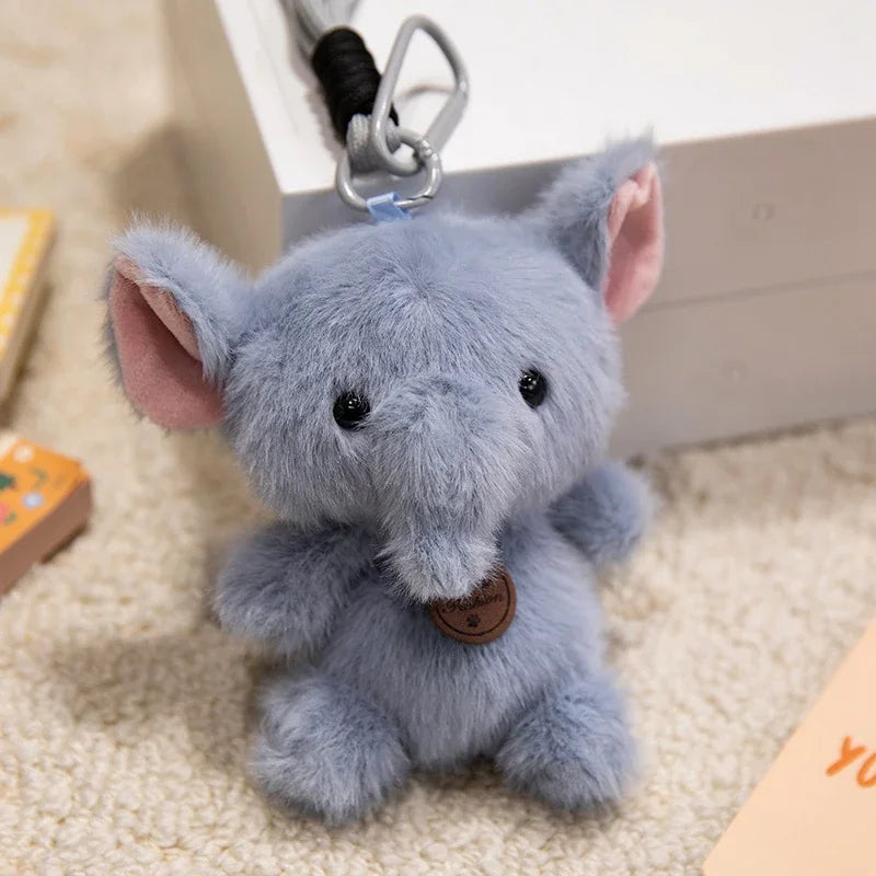 Cute Animal Plush Keychain with Braided Lanyard - Image 5