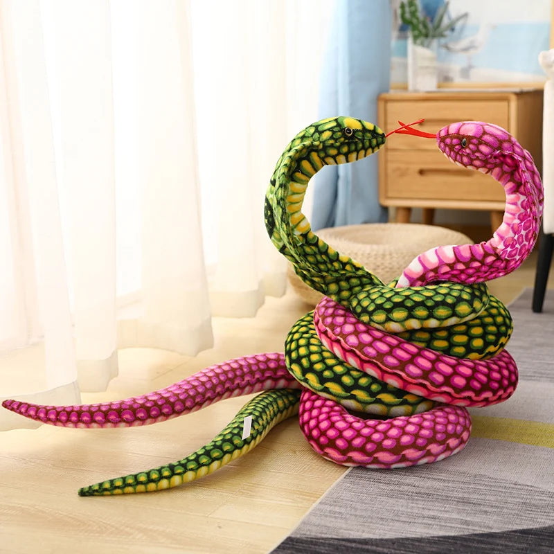 Yellow and Orange Hooded Cobra Plush Toy - Image 4