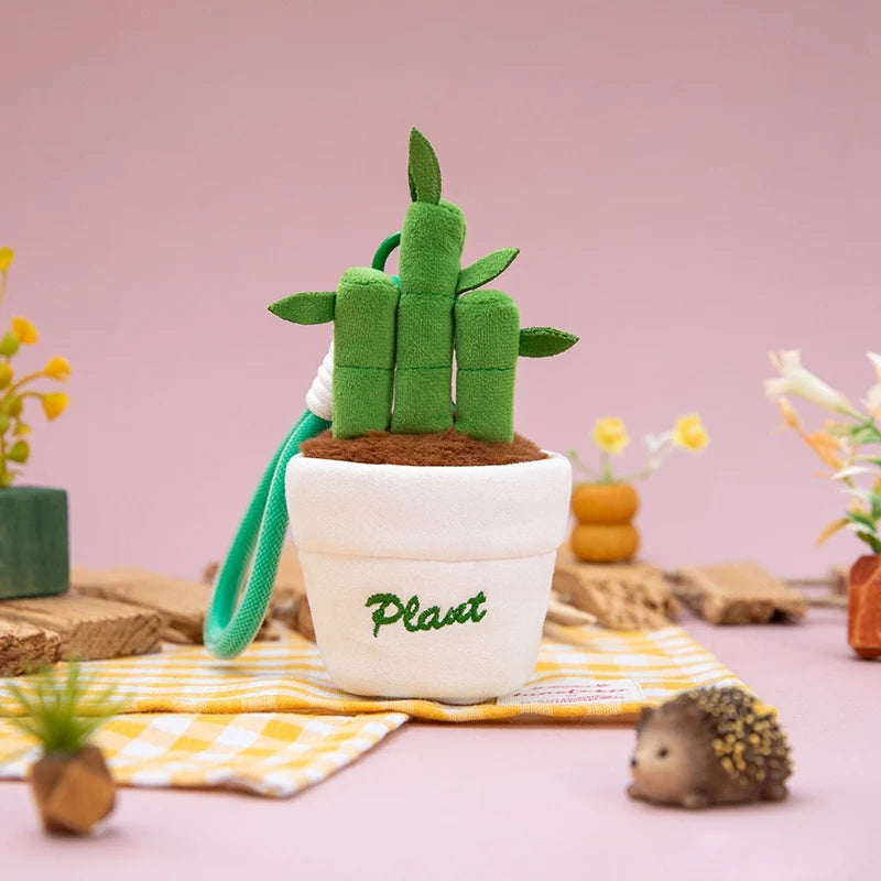 Cute Plush Plant Pot Keychain Assortment - Image 8