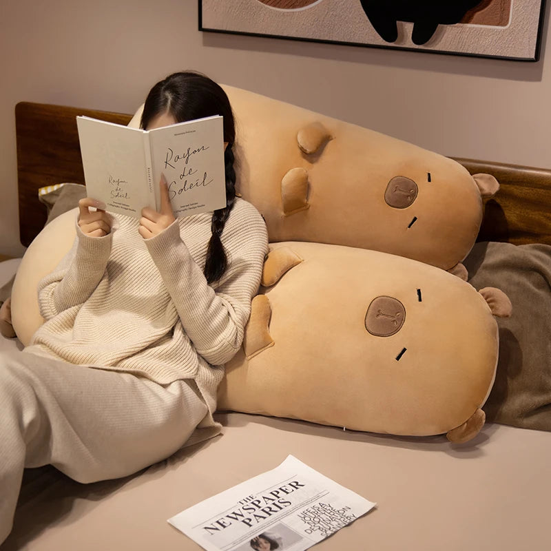 Cute Caramel Bear Plush Body Pillow - Image 6