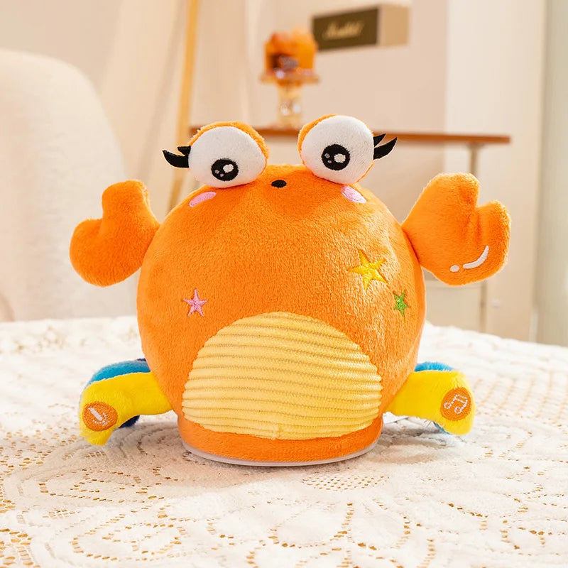 Pink Octopus Plush with Rosy Cheeks and Colorful Legs - Image 9