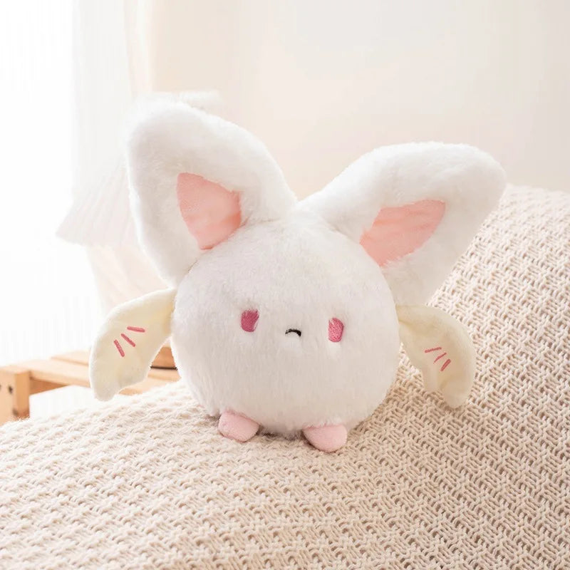 Cute White and Black Bat Plush Toy - Image 5