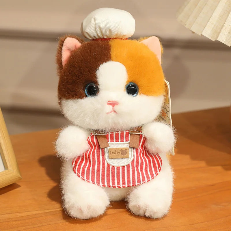 Adorable Cat Plush Toys with Glitter Heart Collar - Image 9