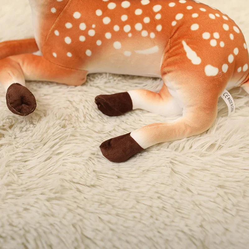 Spotted Deer Plush Toy with Antlers - Image 5
