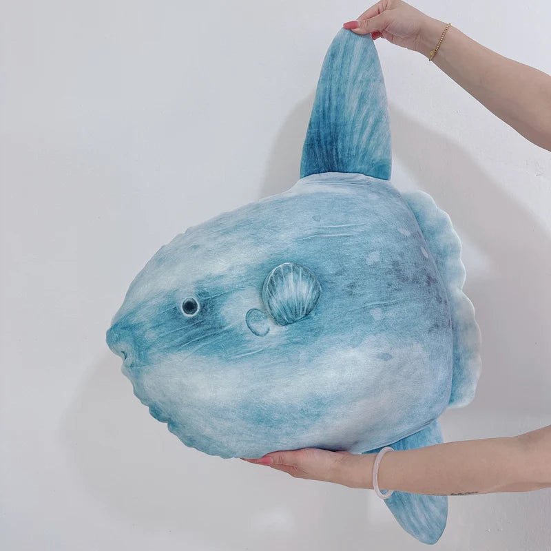 Realistic Mola Mola Sunfish Plush Toy - Image 2