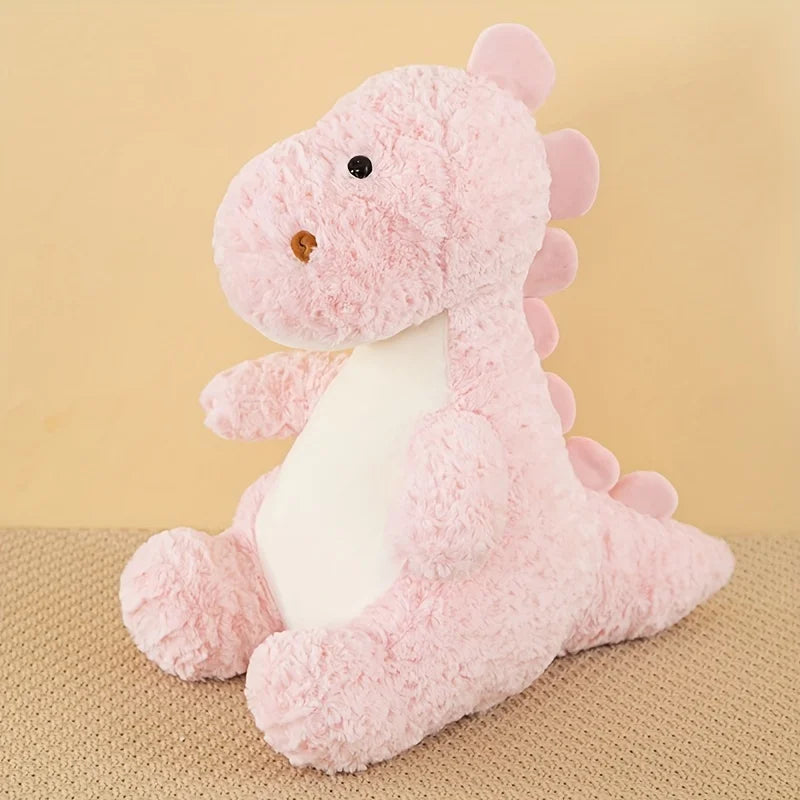 Cute Fluffy Pink Dinosaur Plush - Image 8