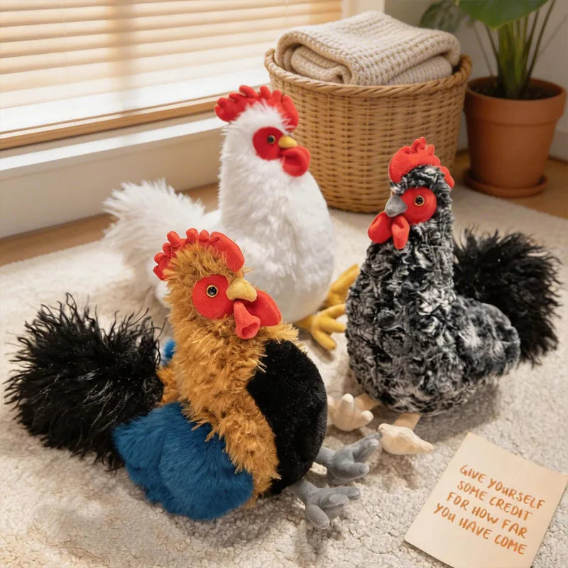 Soft Farm Chicken and Turkey Plush Animals - Image 5