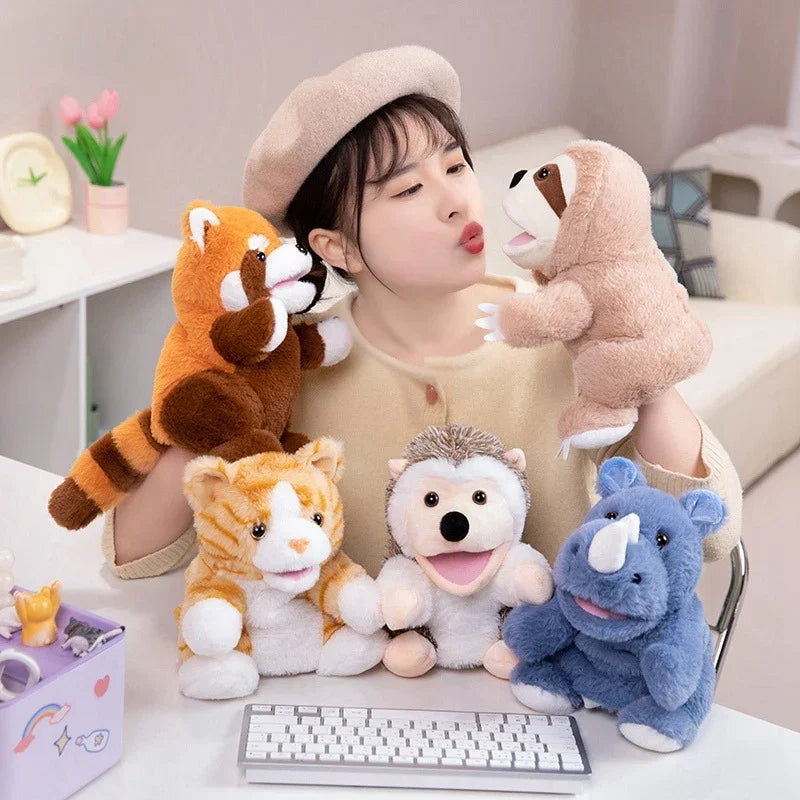 Interactive Plush Animal Hand Puppet - Image 2