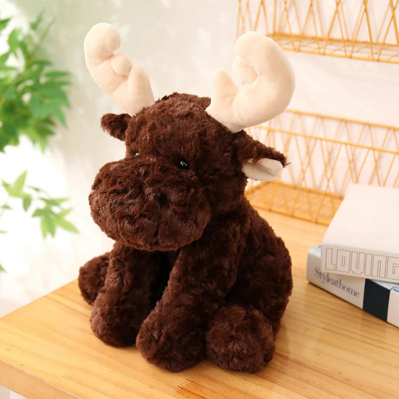 Curly Orange and White Fox Plush Toy - Image 8