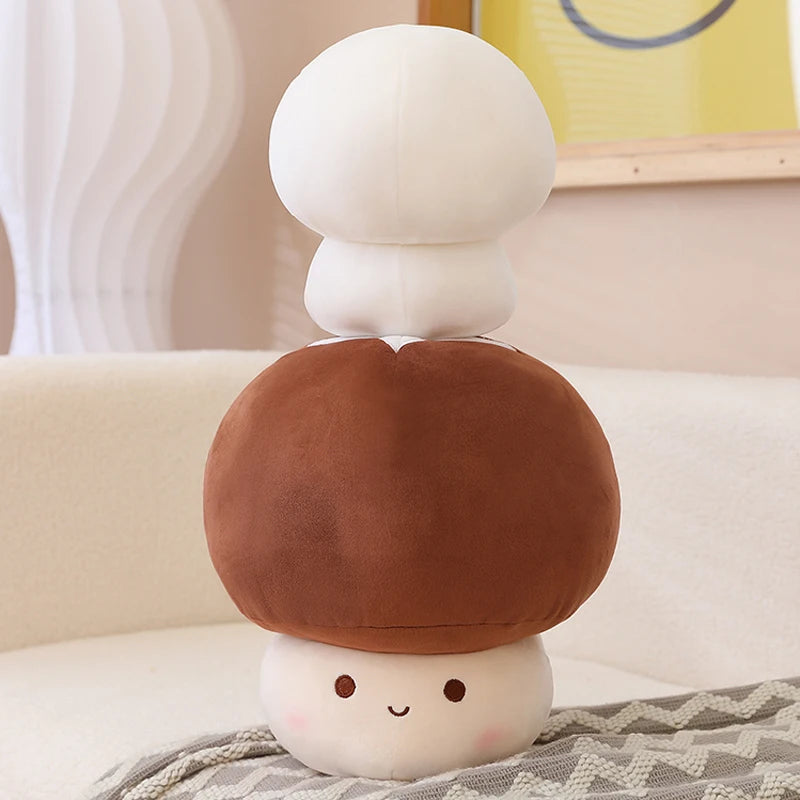Cute Red Spotted Mushroom Plush Pillow - Image 4