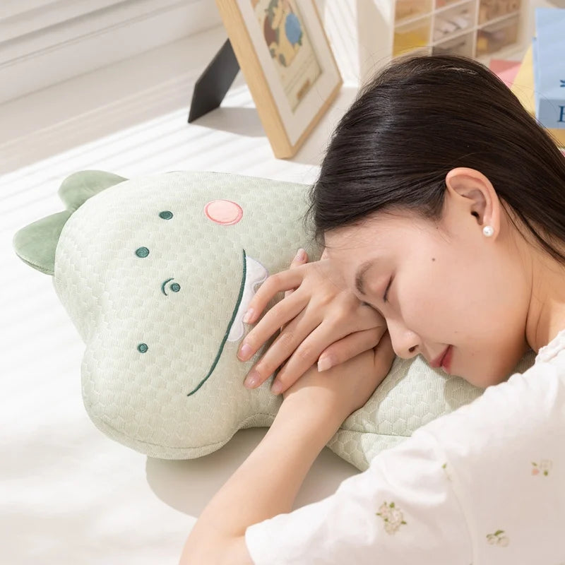 Cute Quilted Plush Bear & Dinosaur Toy - Image 3