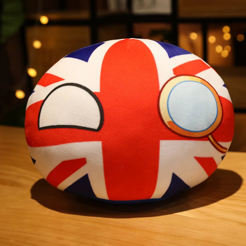 Soft Round Countryball Flag Plush Toy - Image 21