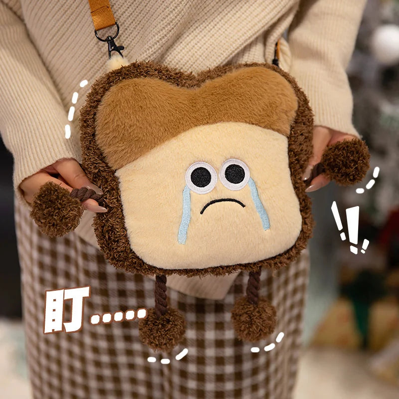 Smiling Toasted Bread Hot Water Bottle Plush - Image 8
