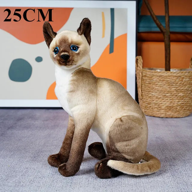 Soft Grey Lying Cat Plush - Image 31