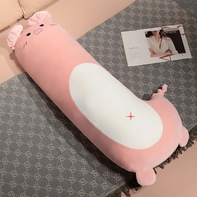 Cute Blue Penguin Long Plush Body Pillow - Image 6
