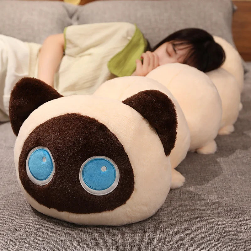 Long Black Cat Plush Body Pillow - Image 2