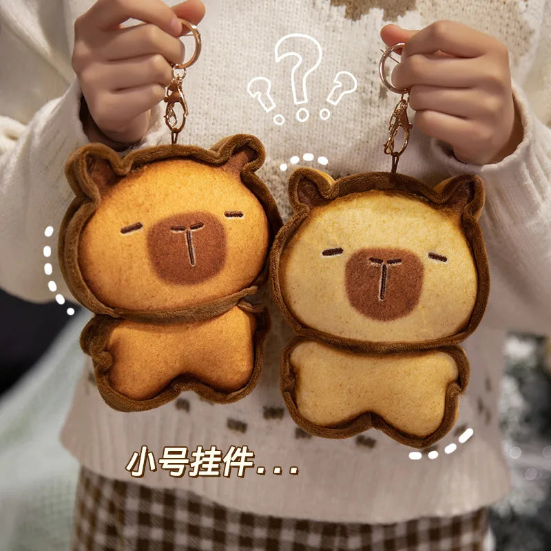 Soft Toast Bear Plush Pillow with Chef Hat - Image 6