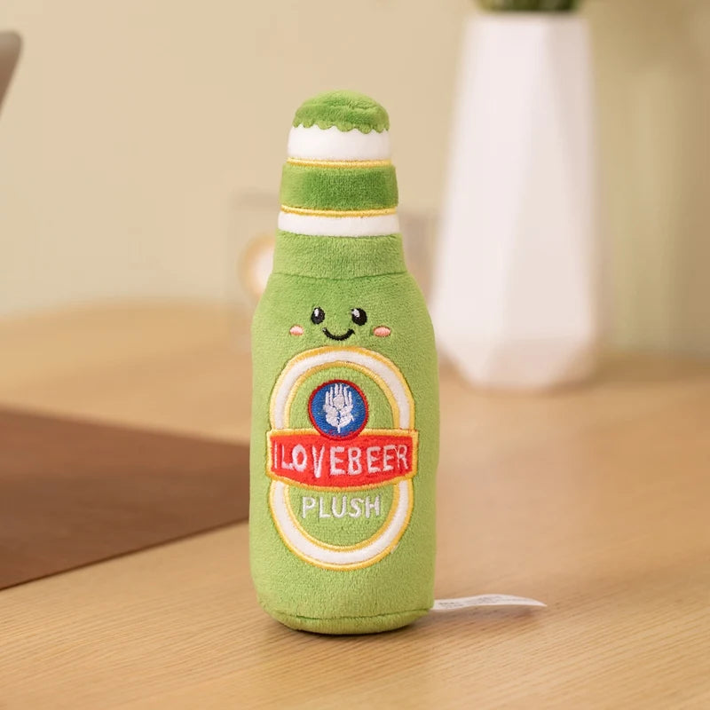 Cute Beer Bottle and Mug Plush Toy Set - Image 10