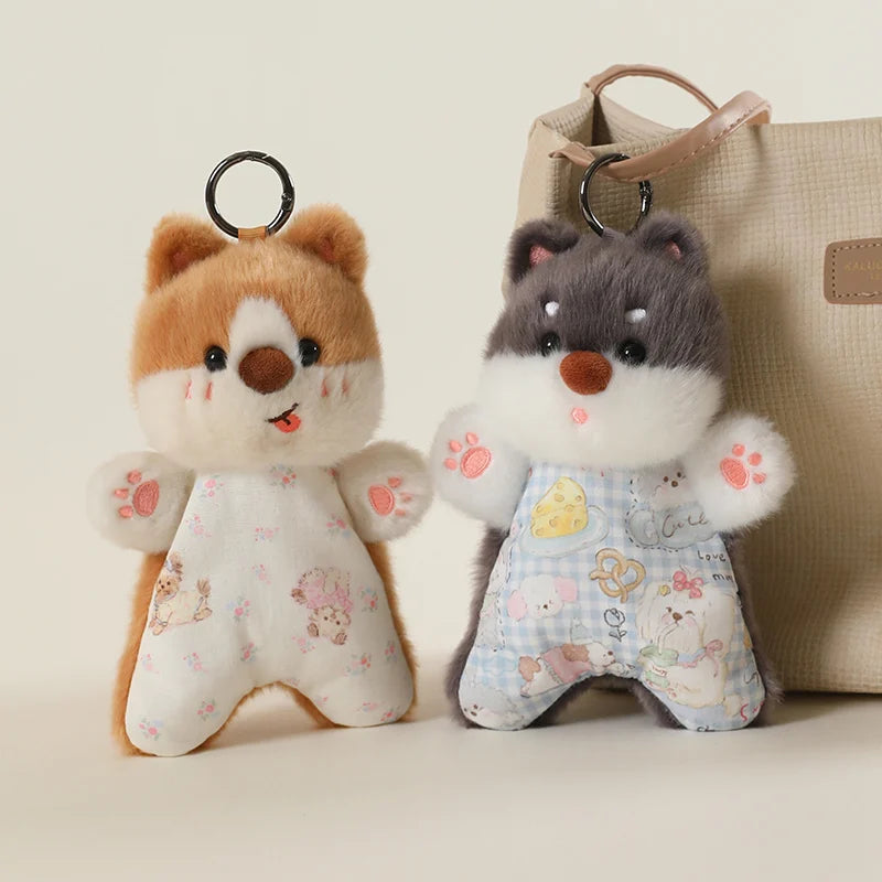 Pastel Plush Animal Toys with Patterned Bodies - Image 4