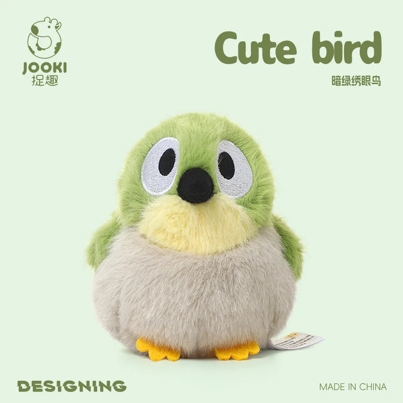 Cute Black Bird Plush Toy with Spiky Hair - Image 5