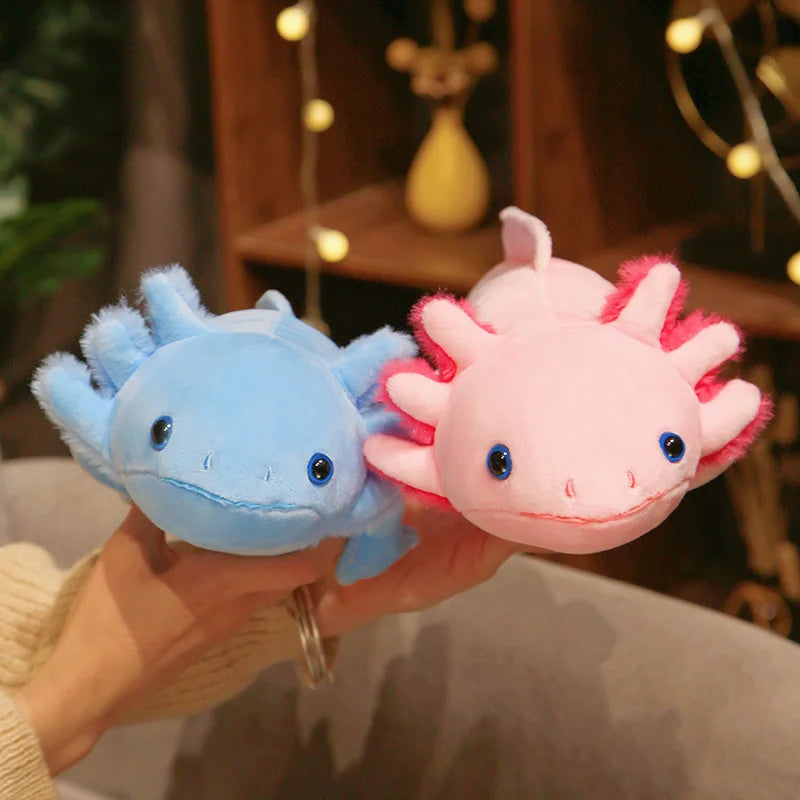 Axolotl Plush Toy in Assorted Bright Colors - Image 4