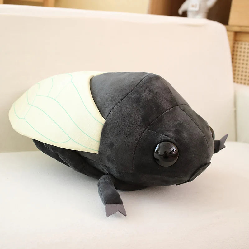 Cute Brown Cicada Plush Toy with Large Wings - Image 4