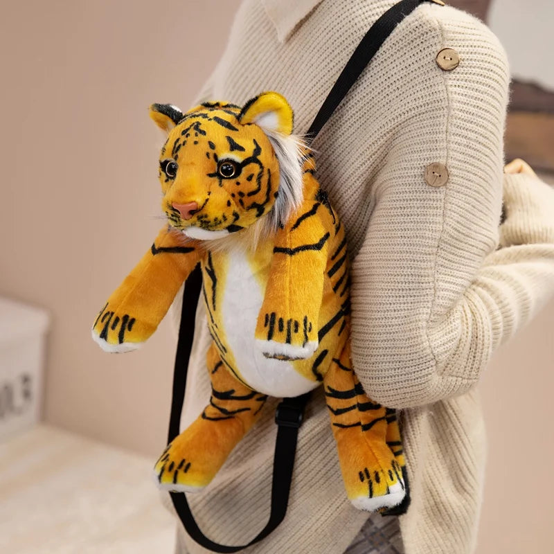 Tiger Animal Plush Backpack - Image 6