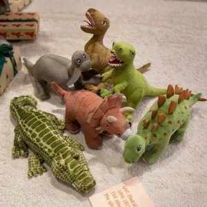Colorful Dinosaur & Alligator Plush Stuffed Animals