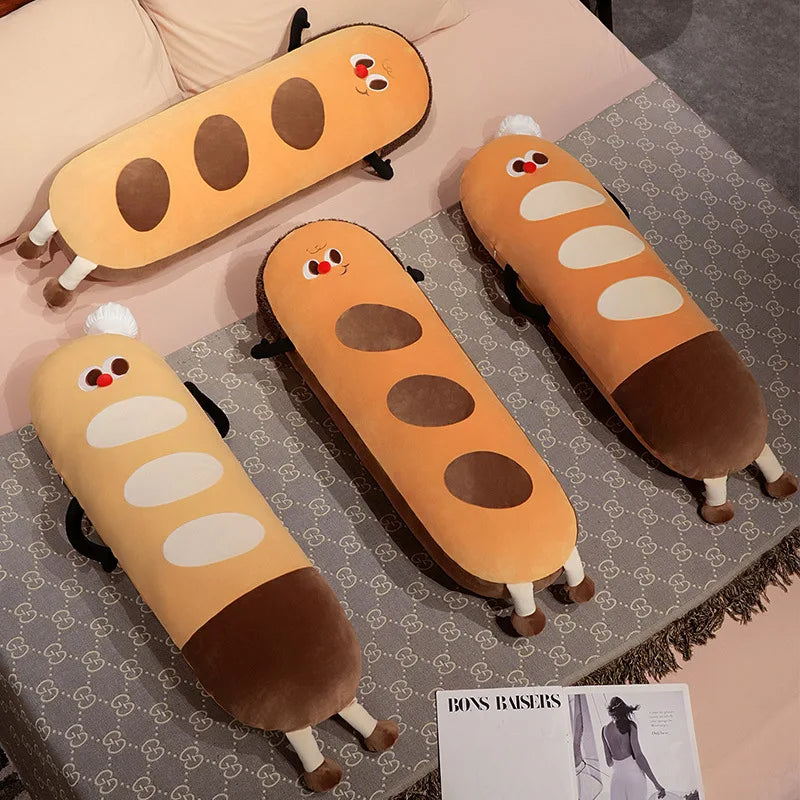 Cute Chef Baguette Plush Body Pillow - Image 2
