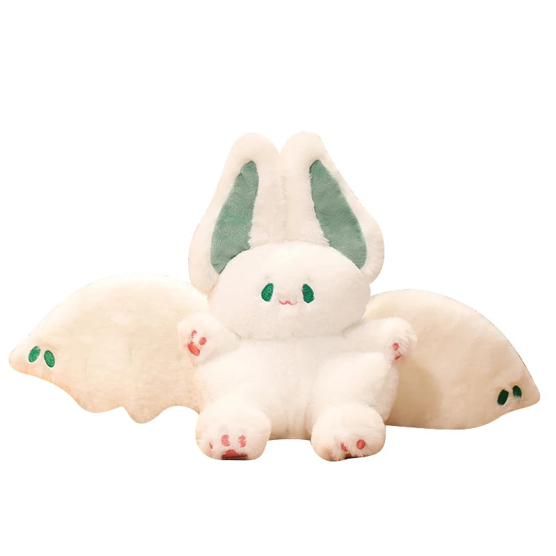 Fluffy White Winged Rabbit Plush Neck Pillow - Image 8