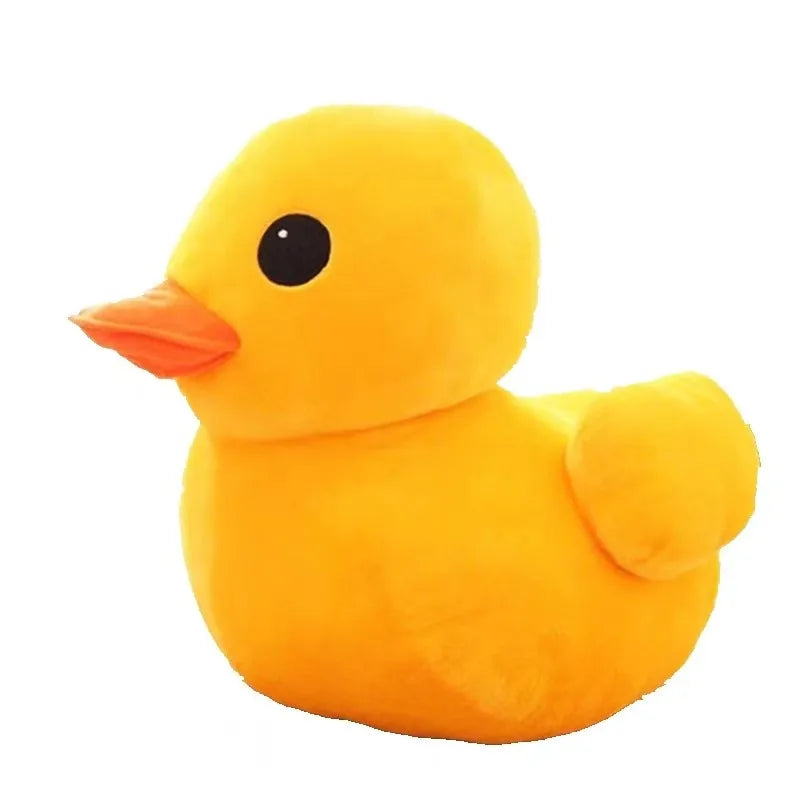 Chubby Bright Yellow Plush Duck Toy - Image 6