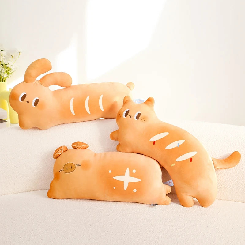 Kawaii Loaf Animal Plush Pillow