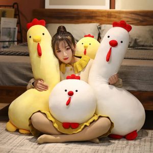 Soft Plush Chicken Body Pillow Toy