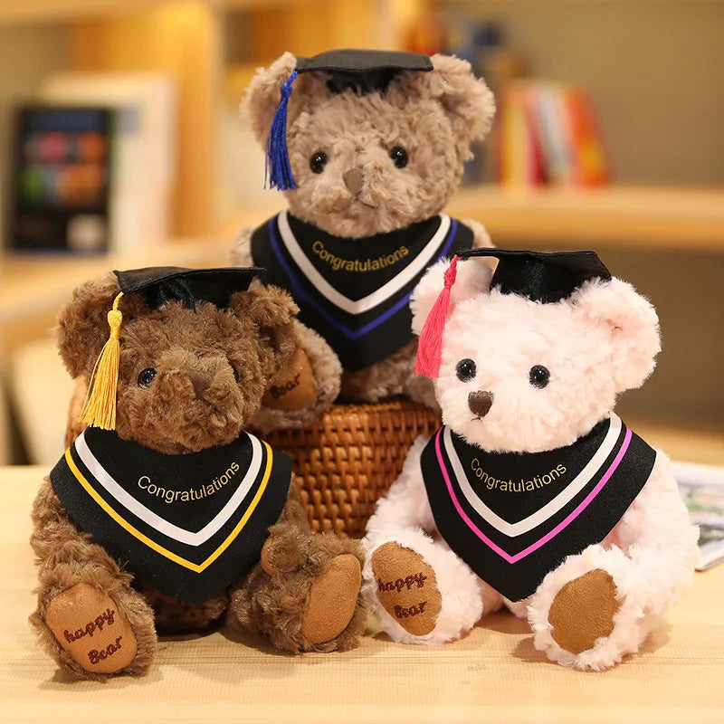 Plush Graduation Bear with Congratulations Stole - Image 2