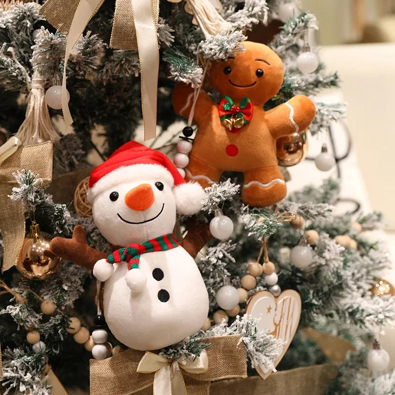 Adorable Christmas Plush Character Set - Image 3
