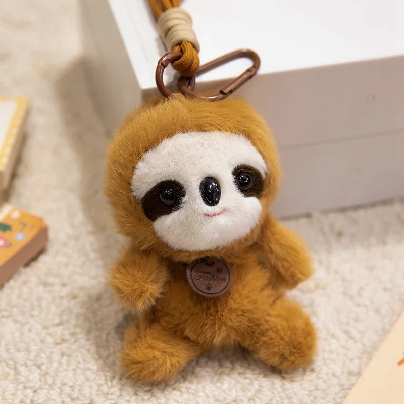 Cute Animal Plush Keychain with Braided Lanyard - Image 15