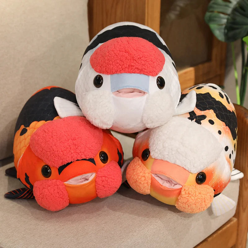 Chunky Ranchu Goldfish Plush Toy - Image 4