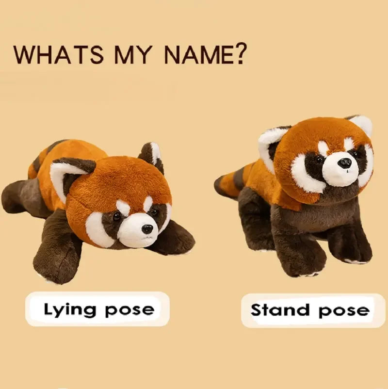 Red Panda Mother and Baby Stacked Plush - Image 5