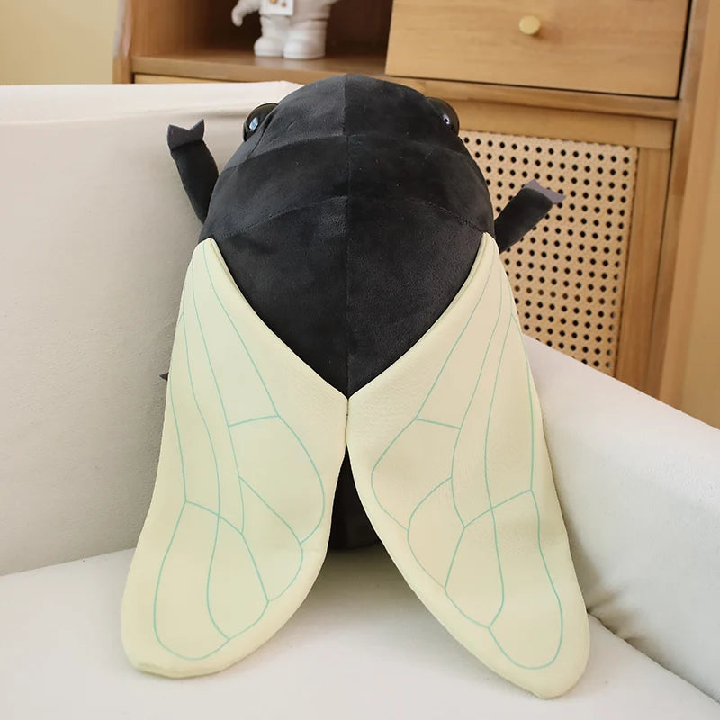 Cute Brown Cicada Plush Toy with Large Wings - Image 5