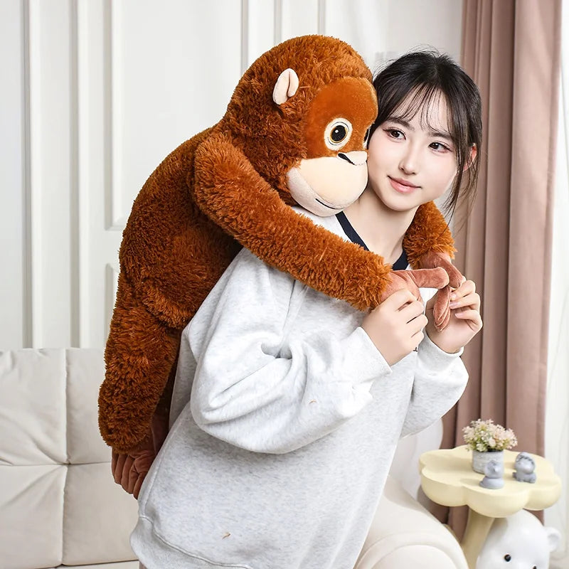Oversized Mother and Baby Orangutan Plush - Image 6