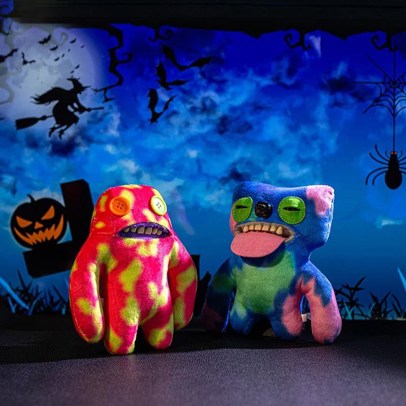 Colorful Ugly Monster Plush with Exposed Teeth - Image 3