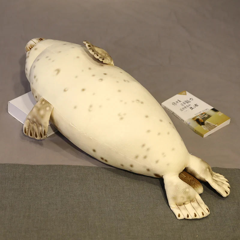 Soft Spotted Seal Plush Pillow - Image 4