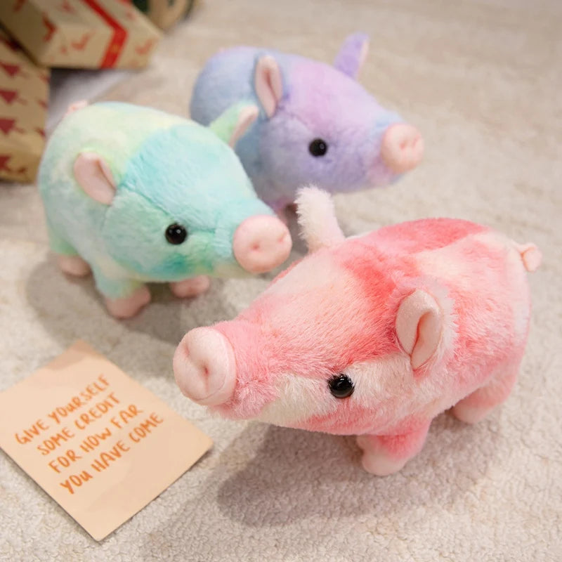 Assorted Pastel Plush Piglet Toy - Image 2