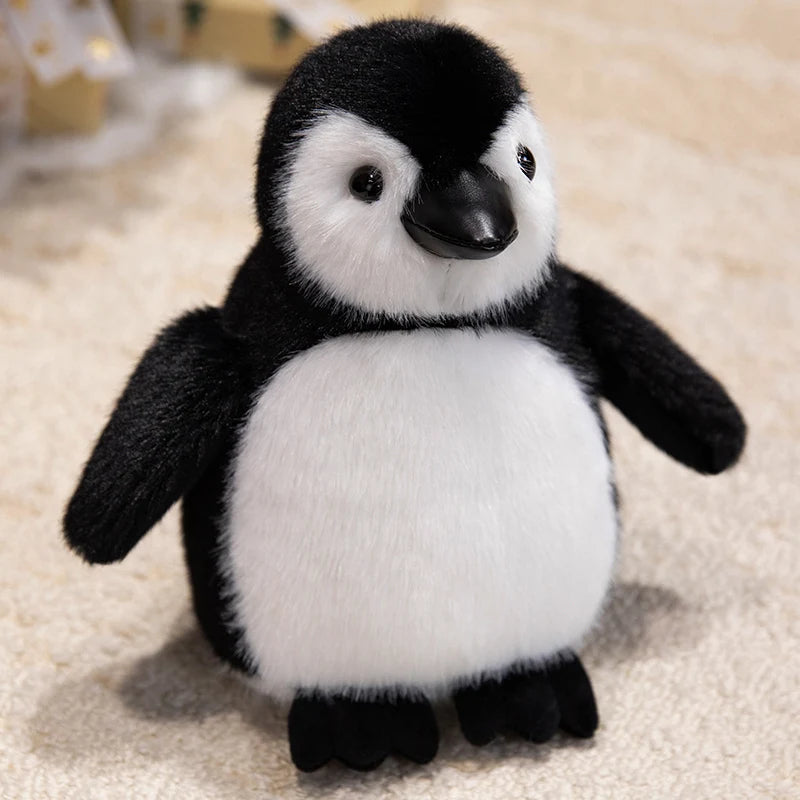Soft Baby Penguin Plush Set in Black and Grey - Image 8
