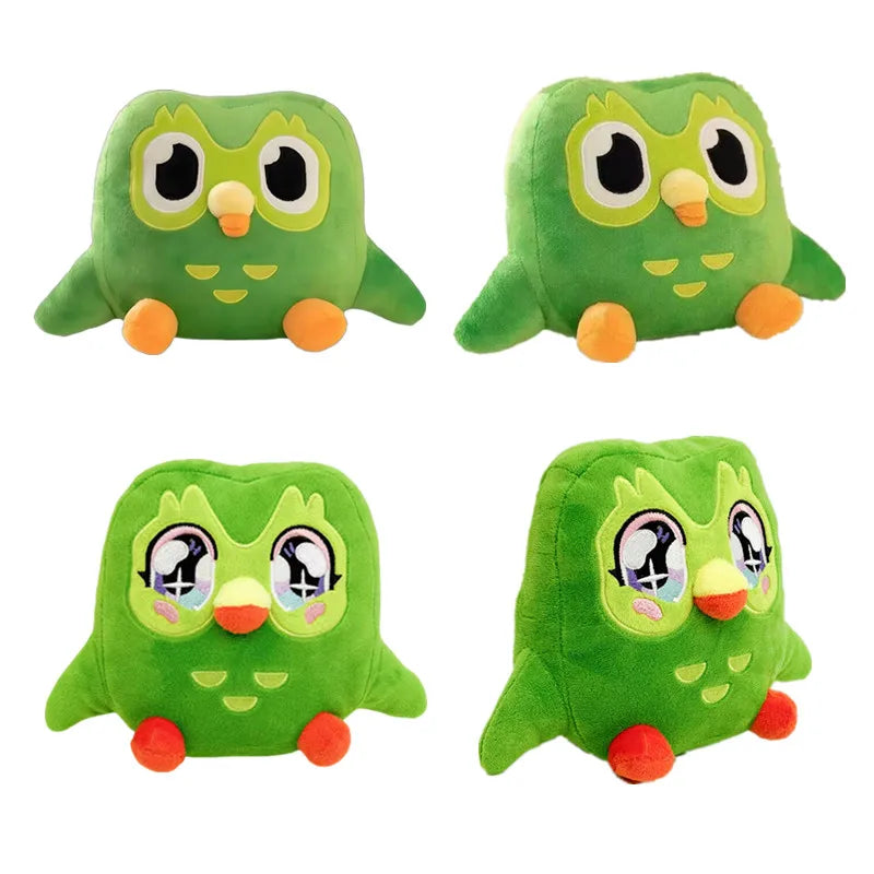 Duolingo Duo Owl Plush with Sparkle Crying Eyes