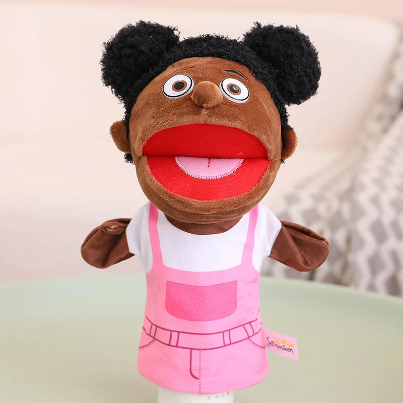 Diverse Plush Hand Puppets for Kids Storytelling - Image 11
