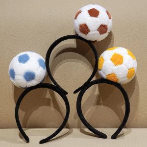 Sporty Plush Soccer Ball Headband