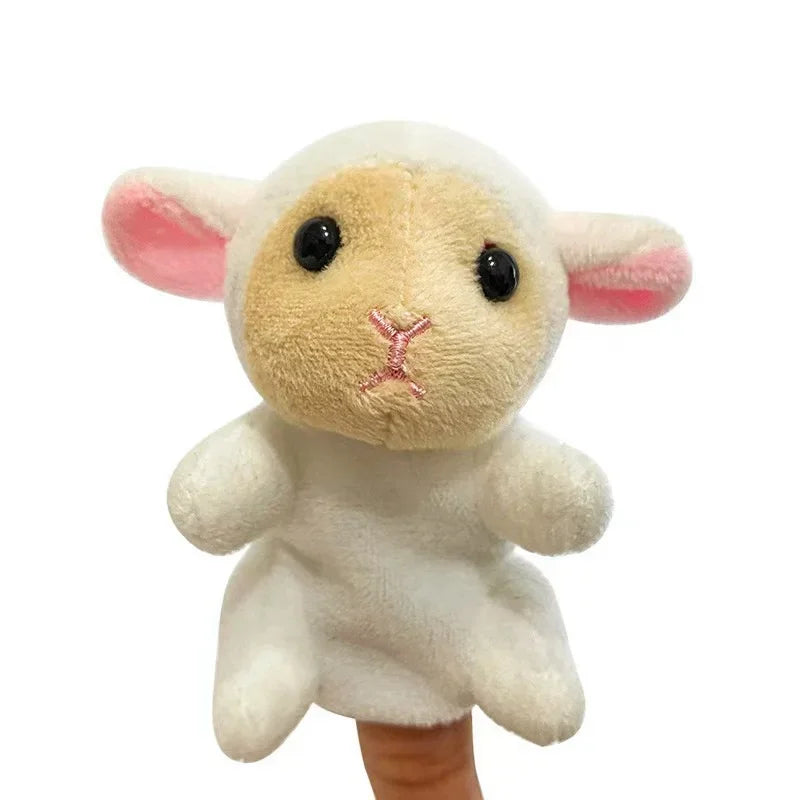 Set of 6 Safari Animal Plush Finger Puppets - Image 14